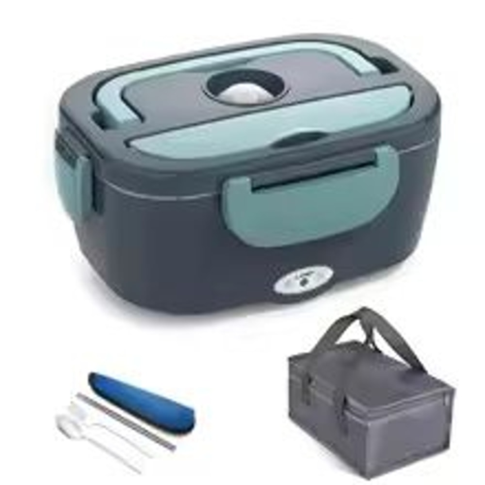 2 In 1 Electric Lunch Box Car Food Warmer Portable Heated Food Container For Office And Travel 4