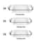 3 Piece Glass Baking Dish Set Oven Safe Tempered Casserole Bakeware For Kitchen Use 2