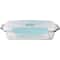 3 Quart Glass Baking Dish With Locking Lid Tempered Casserole Storage Container With Steam Vent 0