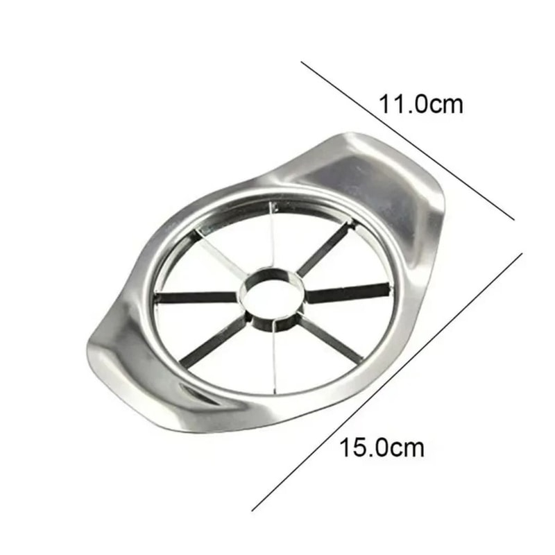 Stainless Steel Apple Slicer Corer Fruit Cutter Divider With Comfortable Handle 1