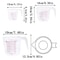 Clear Plastic Liquid Measuring Cups With Scale Kitchen Measuring Jug Beaker Set 1