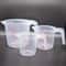 Clear Plastic Liquid Measuring Cups With Scale Kitchen Measuring Jug Beaker Set 0