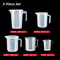 Large Plastic Measuring Cup With Scale Food Grade Graduated Measuring Beaker For Kitchen And Lab Us 14