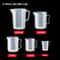 Large Plastic Measuring Cup With Scale Food Grade Graduated Measuring Beaker For Kitchen And Lab Us 12