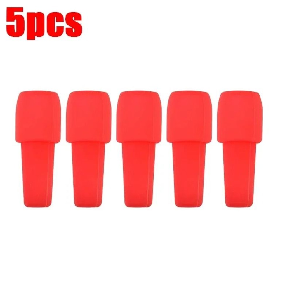 Universal Silicone Wine Bottle Stopper Airtight Double Seal Wine Saver Cap 6
