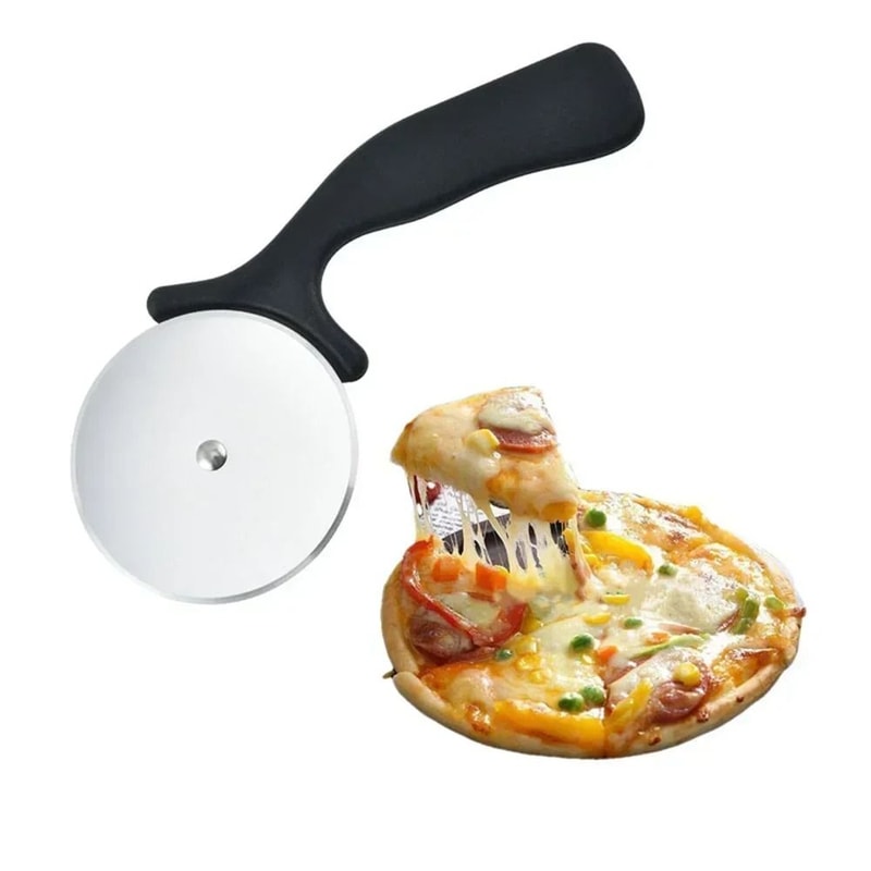Stainless Steel Pizza Cutter Wheel Pastry Roller Cutter For Pizza Dough And Baking 7
