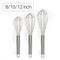 Stainless Steel Balloon Whisk Manual Egg Beater Mixer For Baking And Cooking 5