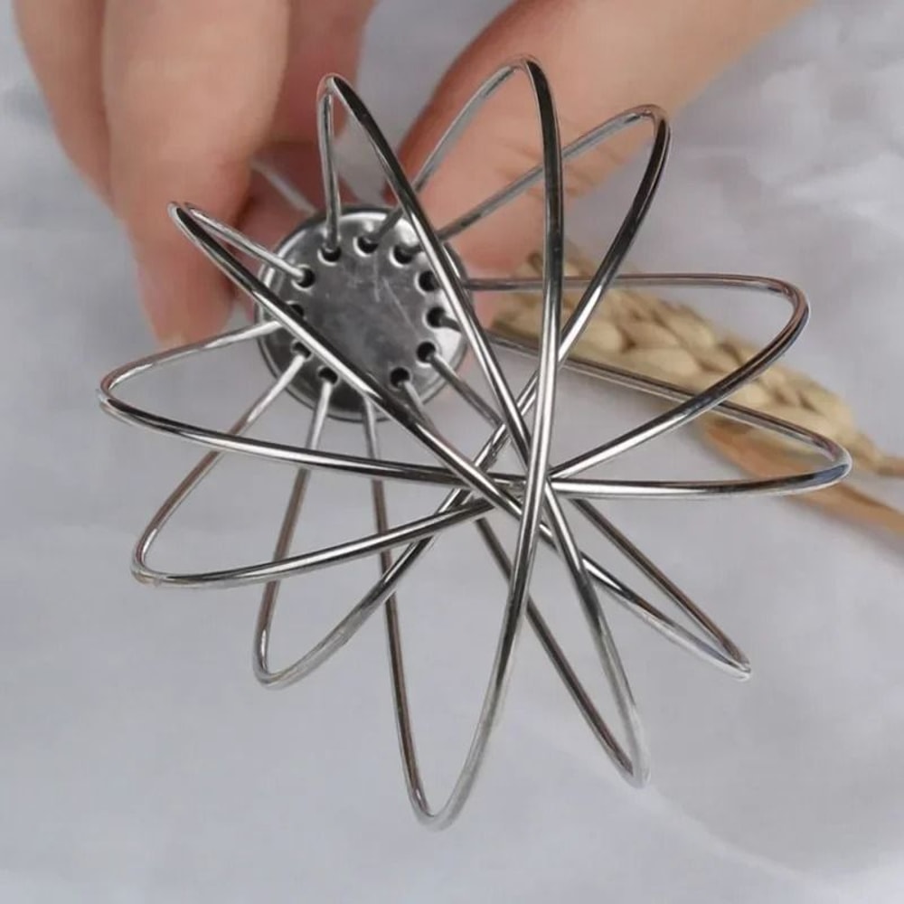 Stainless Steel Balloon Whisk Manual Egg Beater Mixer For Baking And Cooking 8