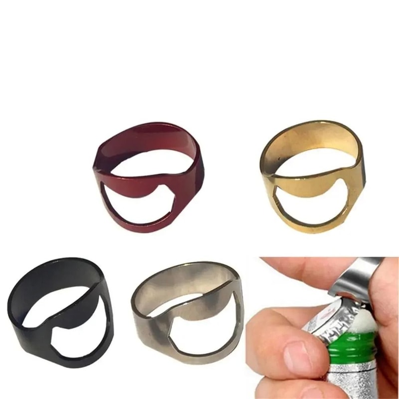 Mini Ring Can Opener And Bottle Opener Tool For Easy Grip And Quick Open 5