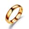Simple Titanium Wedding Band Ring For Men And Women Hypoallergenic Polished Couple Ring 4