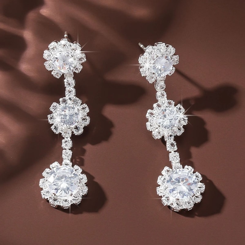 Elegant Pearl Petal Ball Earrings For Women Fashion Party And Holiday Jewelry 5