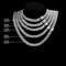 Iced Cuban Chain Necklace 20 Inch Hip Hop Style Diamond Look Unisex Jewelry 4