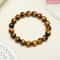 Natural Tiger Eye Stone Bracelet Handmade Beaded Healing Yoga Bracelet 3