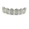Iced Out Teeth Grillz Gold Silver CZ Hip Hop Teeth Jewelry Set 4