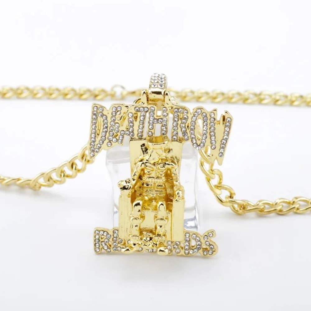 Iced Out Prisoner Pendant Necklace AAA Zircon Hip Hop Statement Chain 6