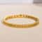 Gold Cuban Link Chain Bracelet For Women Stainless Steel Fashion Wristband 0