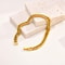 Gold Cuban Link Chain Bracelet For Women Stainless Steel Fashion Wristband 4