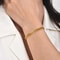 Gold Cuban Link Chain Bracelet For Women Stainless Steel Fashion Wristband 6