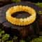 Yellow Citrine Beaded Bracelet Feng Shui Money Stone Crystal Wristband 0