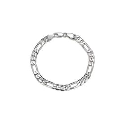 5mm figaro chain bracelet stainless steel silver unisex wristband