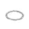 5mm Figaro Chain Bracelet Stainless Steel Silver Unisex Wristband 4