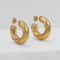 Twist Hollow Tube Earrings Stainless Steel Drop Earrings For Women 0