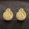 Ball Design Hoop Earrings Gold Silver Metal Trendy Earrings For Women 0