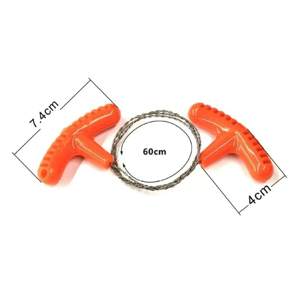 Portable Wire Saw Stainless Steel Survival Chain Saw Camping Tool 3