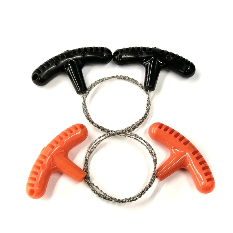Portable Wire Saw Stainless Steel Survival Chain Saw Camping Tool 0