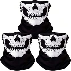 skull balaclava mask breathable seamless face cover outdoor headwear