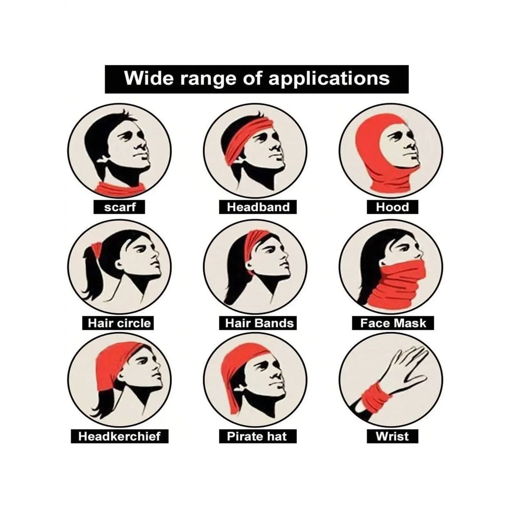 Skull Balaclava Mask Breathable Seamless Face Cover Outdoor Headwear 3