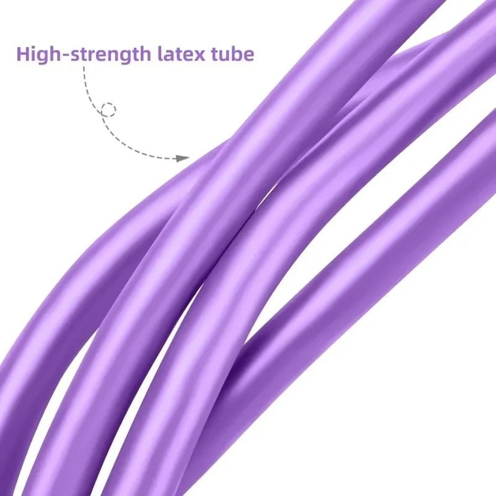 4 Level Resistance Band Trainer With Handles Home Workout Fitness Equipment 10