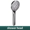 High Pressure Handheld Shower Head 5 Mode Water Saving Bathroom Shower 1