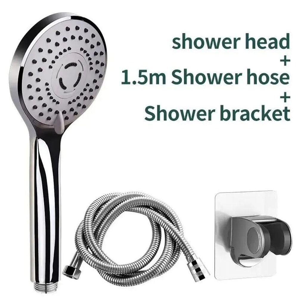 High Pressure Handheld Shower Head 5 Mode Water Saving Bathroom Shower 2