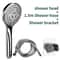 High Pressure Handheld Shower Head 5 Mode Water Saving Bathroom Shower 2