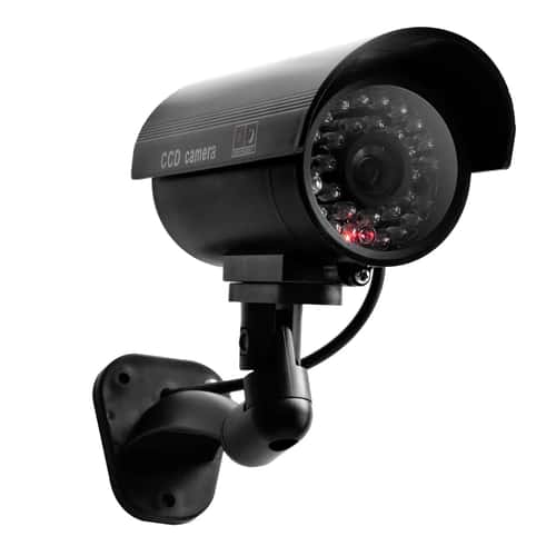 Dummy CCTV Security Camera Waterproof Fake Surveillance Camera with LED