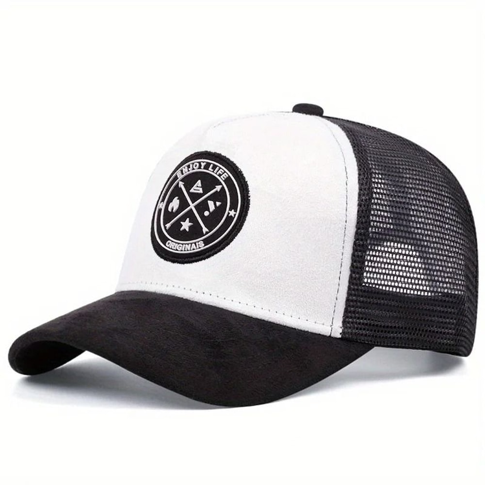 Enjoy Life Mesh Baseball Cap Breathable Summer Snapback Streetwear Hat 3
