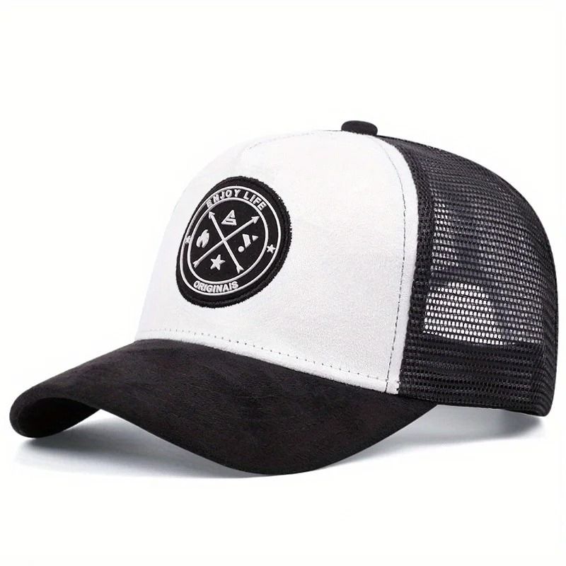 Enjoy Life Mesh Baseball Cap Breathable Summer Snapback Streetwear Hat 3