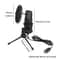 USB Condenser Microphone RGB Gaming Podcast Recording Mic For PC And Laptop 2