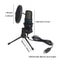 USB Condenser Microphone RGB Gaming Podcast Recording Mic For PC And Laptop 2