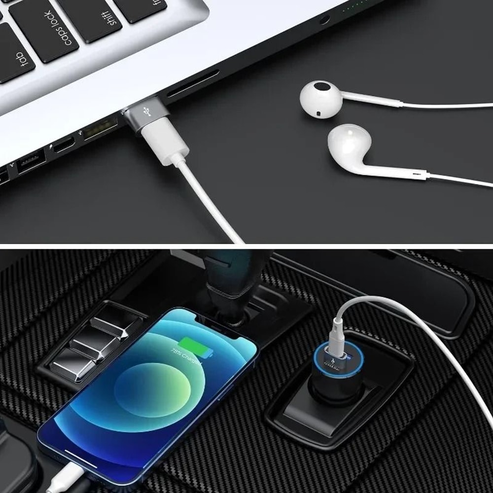 4 Pack USB C To USB A Adapter Type C Female To USB Male Charging Converter 3