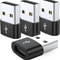 4 Pack USB C To USB A Adapter Type C Female To USB Male Charging Converter 0