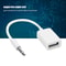35mm To USB Adapter AUX Audio Converter Cable USB Female Jack Connector 5