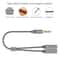 35mm Headset Splitter Audio Y Cable Headphone Mic Adapter For PC And Mobile 3
