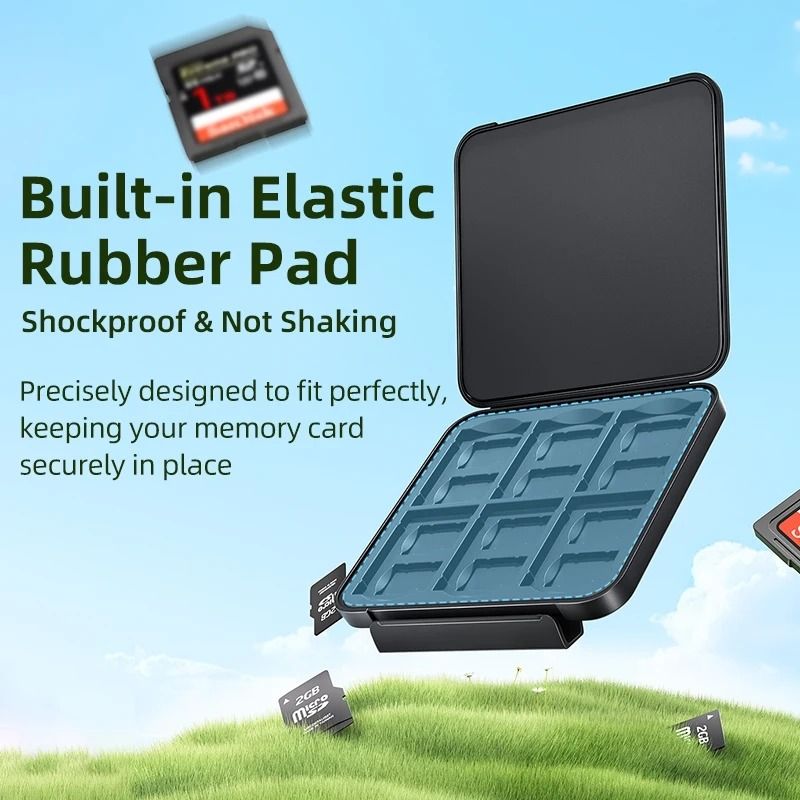 Llano Memory Card Case Waterproof Shockproof SD And Micro SD Storage Holder 4