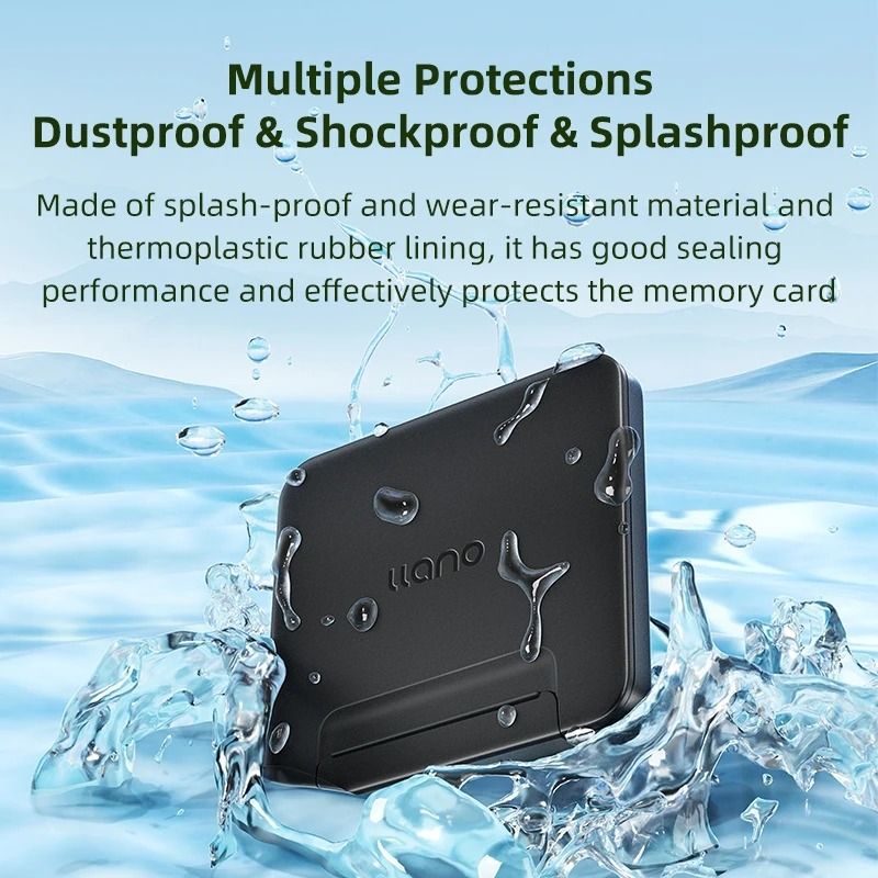 Llano Memory Card Case Waterproof Shockproof SD And Micro SD Storage Holder 5
