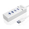 USB Hub 4 Port USB 30 Splitter Adapter Multi USB Docking Station Extender 7