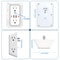 Power Strip With USB Ports And USB C Multi Outlet Surge Protector Fast Charging Station 4