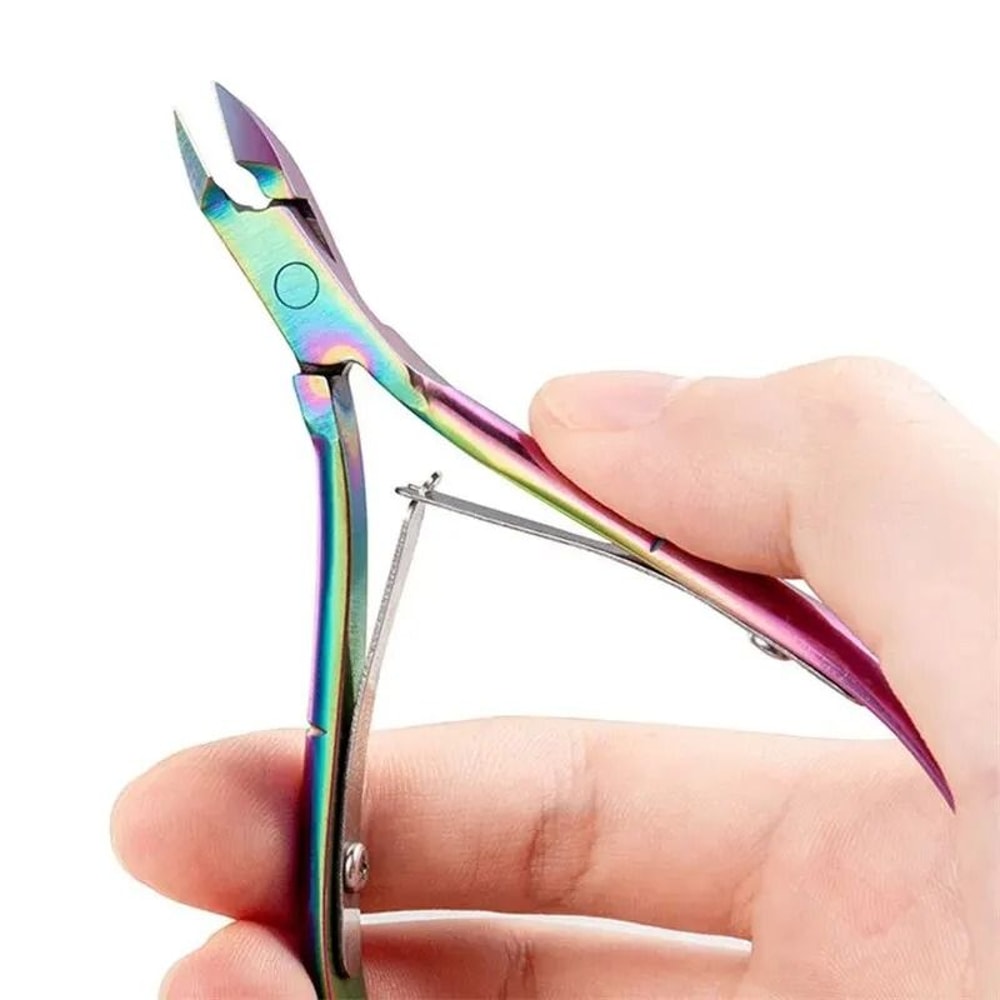 Precision Cuticle Nipper Professional Nail Clippers Dead Skin Pliers Tool 5