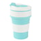350ML Collapsible Cup Silicone Travel Cup Foldable Coffee Mug With Lid 1